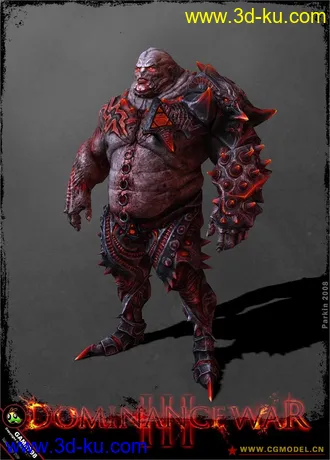 重发全球游戏美术大赛第一名作品模型和贴图的图片