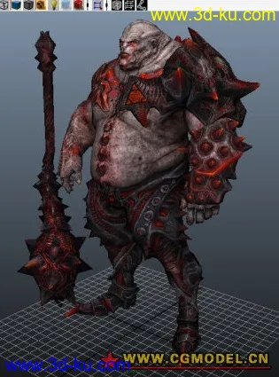 重发全球游戏美术大赛第一名作品模型和贴图的图片