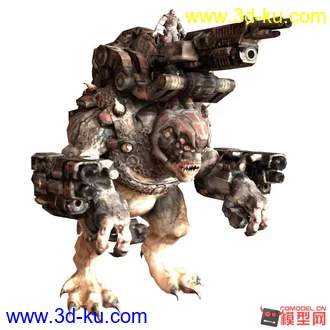 3D打印模型战争机器 boss的图片