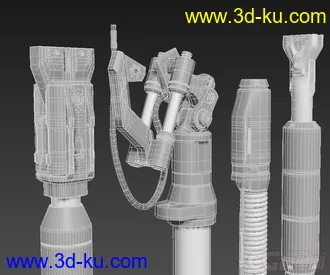 30个独特的科幻风格的活塞模型的图片