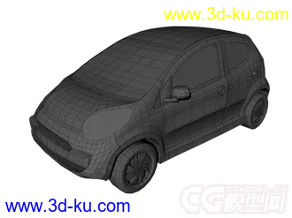 3D打印模型雪铁龙C1素模的图片