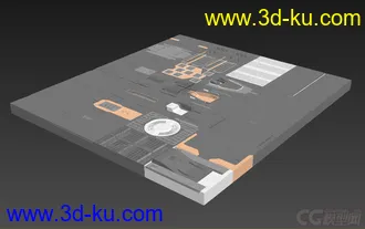 3D打印模型24个科技感面板设计的图片