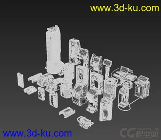 25个科幻道具模型的图片