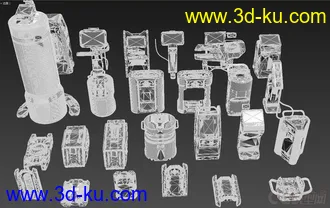 25个科幻道具模型的图片