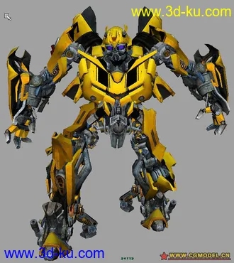 3D打印模型3dmax转的精品大黄蜂的图片