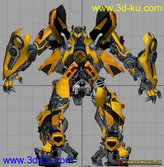 3D打印模型3dmax转的精品大黄蜂的图片
