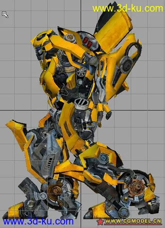 3D打印模型3dmax转的精品大黄蜂的图片