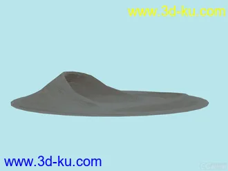 3D打印模型休闲区 圆形休闲区 异形的图片