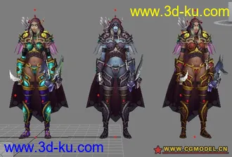 3D打印模型希尔瓦娜斯的图片