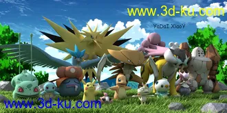 宠物小精灵722模型的图片