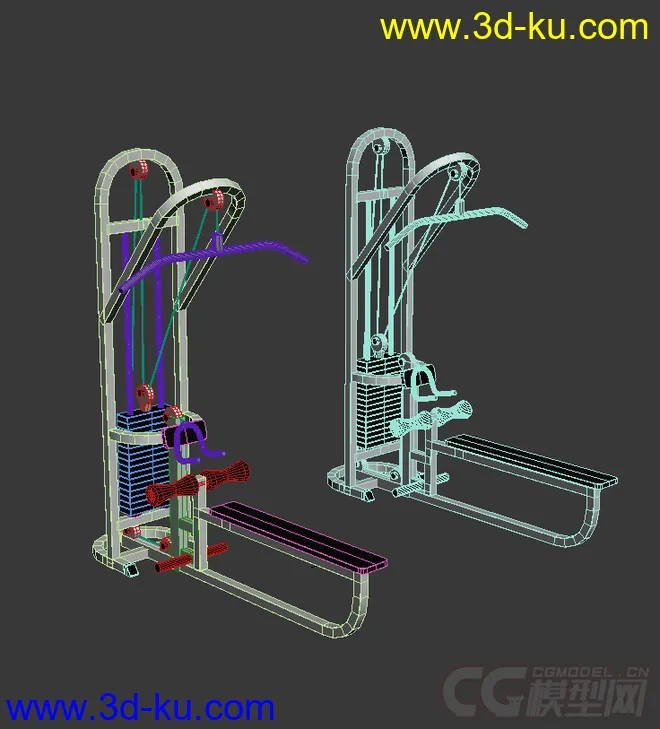 健身器材2模型的图片2
