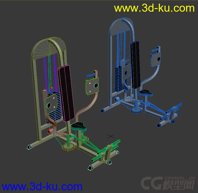 健身器材3模型的图片2