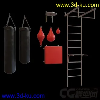 3D打印模型健身器材的图片