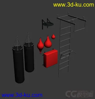 3D打印模型健身器材的图片