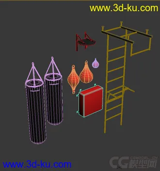 3D打印模型健身器材的图片