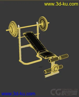 3D打印模型健身器材的图片