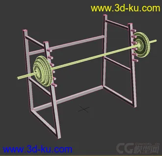 3D打印模型健身器材的图片
