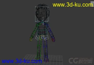 3D打印模型游戏低模 动作 绑定 西装 女士的图片