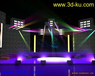 3D打印模型做了好久的舞台的图片