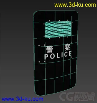 3D打印模型防爆盾的图片