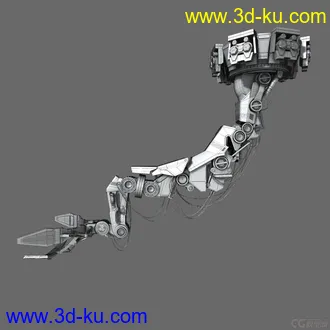 3D打印模型机械臂的图片