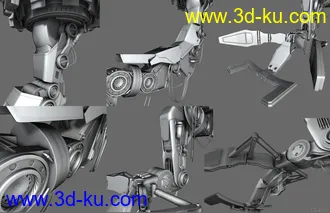 3D打印模型机械臂的图片