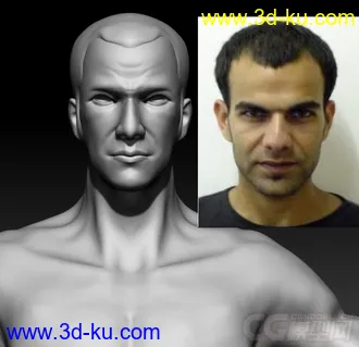 3D打印模型男人的图片