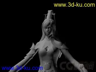 一个古代美女模型的图片