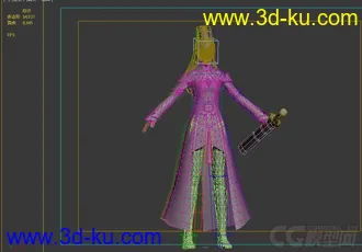 一个古代美女模型的图片