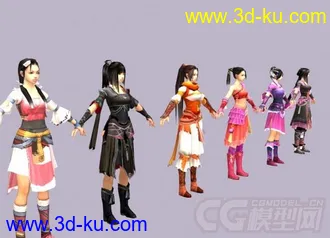3D打印模型唐门五毒妹纸的图片