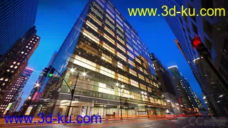 3D打印模型Evermotion Archexteriors Volume 28--城市夜晚外景的图片