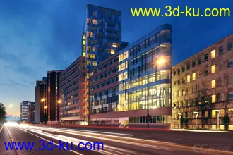 3D打印模型Evermotion Archexteriors Volume 28--城市夜晚外景的图片