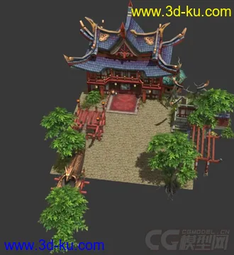 3D打印模型轩辕传奇的场景 贴图画的不错的图片