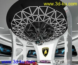 3D打印模型多个展馆的图片