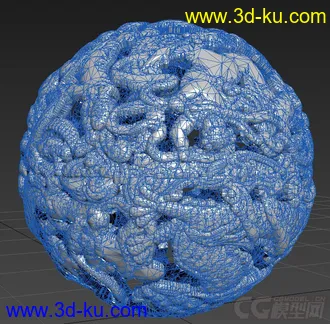 3D打印模型浮雕球的图片
