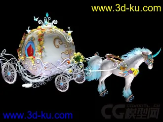 3D打印模型完美国际 南瓜马车的图片