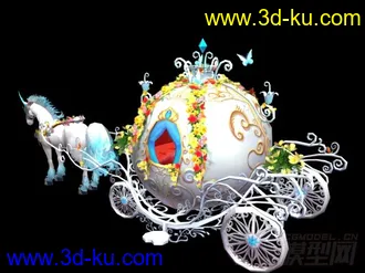 3D打印模型完美国际 南瓜马车的图片