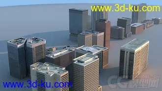 3D打印模型建筑配楼（简模）的图片