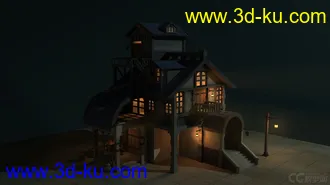3D打印模型一个小房子的图片