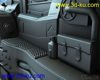 3D打印模型科幻摩托的图片