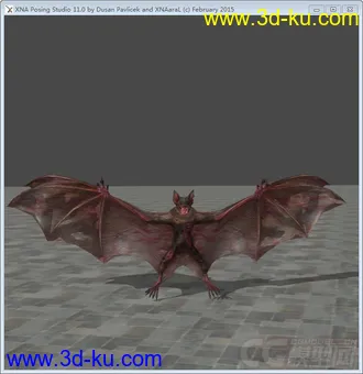 3D打印模型吸血蝙蝠的图片