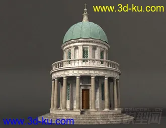 3D打印模型欧式建筑体的图片