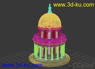 3D打印模型欧式建筑体的图片