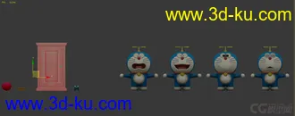 3D打印模型多啦A梦机器猫的图片