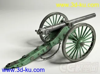 3D打印模型大炮的图片