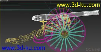 3D打印模型大炮的图片