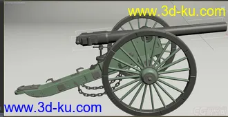 3D打印模型大炮的图片