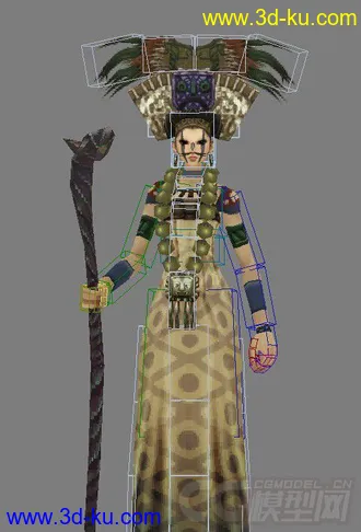 3D打印模型女巫 原始人的图片