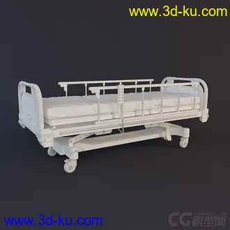 3D打印模型医用床位的图片