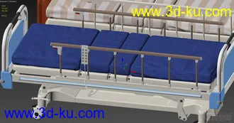 3D打印模型医用床位的图片
